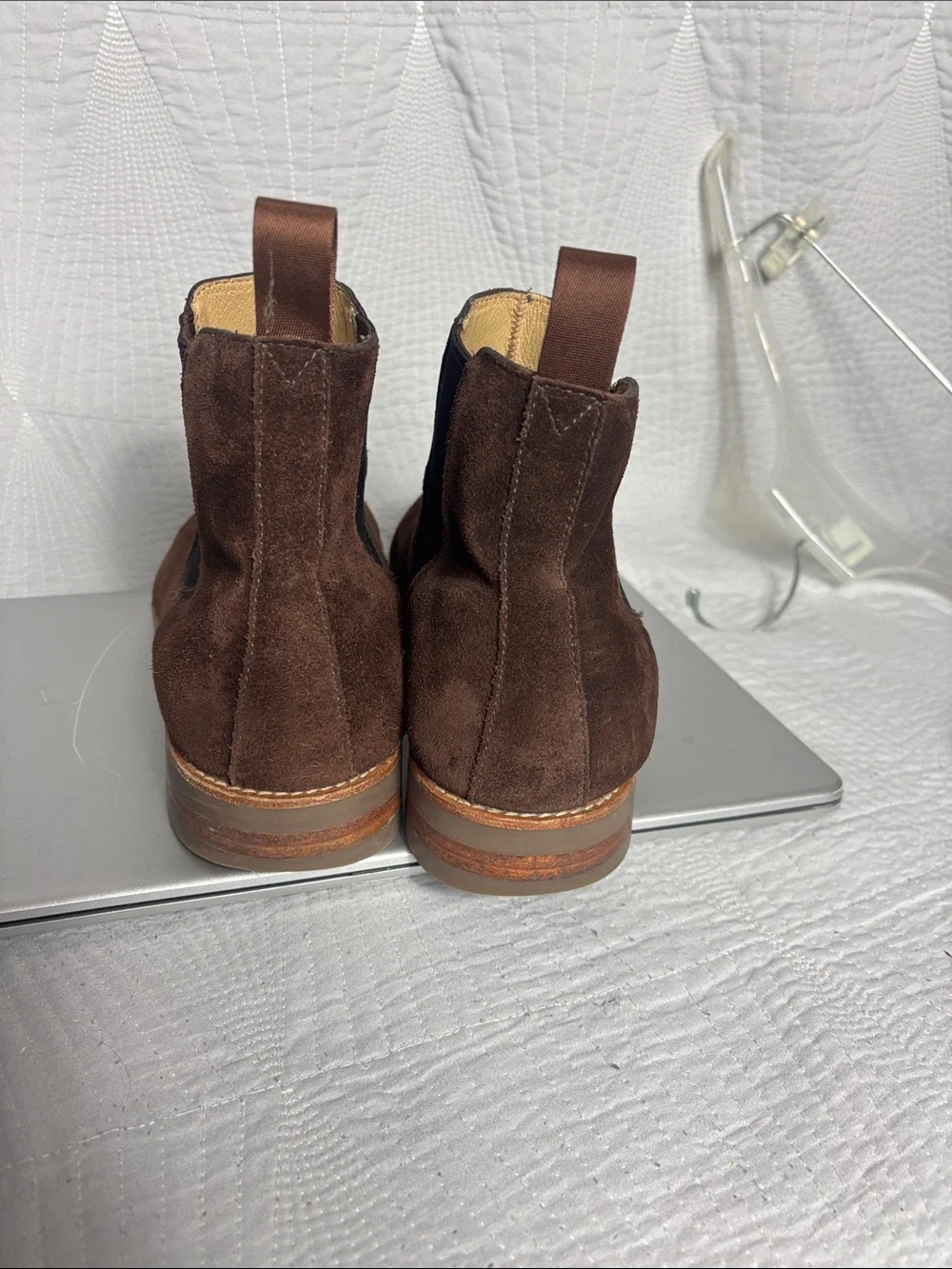 J. Crew Brown Suede Chelsea Chukka Boots